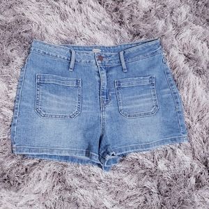 70's High Waisted Denim Shorts